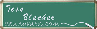 Tess Blecher Visitenkarte